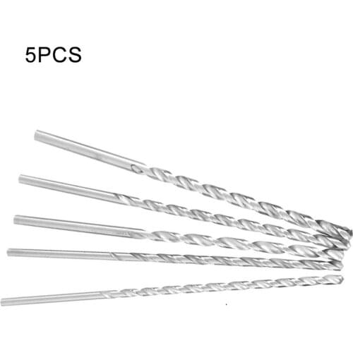 5/8pcs High Speed Steel Extra Long Drill Bit Set 150/200mm Metal Multi-function Lengthened Twist Tool Power Tool Accessories