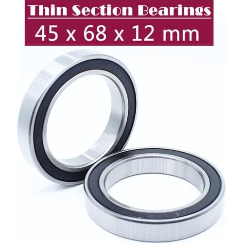 6909-2RS Bearing ABEC-1 ( 5 PCS ) 45x68x12 mm Thin Section 6909 2RS Ball Bearings 6909RS 61909 RS