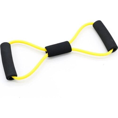 8 Shape Latex Chest Expander Adjustable Hand Gripper Muscle Pull Training Multi Function Exerciser