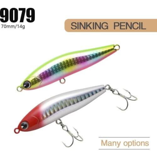 AI-SHOUYU 1pcs Hard Bait Shrimp Minnow Lure 3D High Simulation 70mm 14g Artificial Fishing Lure Sinking Wobbler Bass Bait Peche