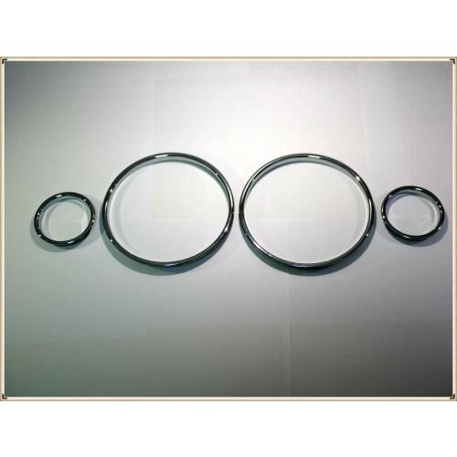 Chrome Speedometer Gauge Dial Rings Bezel Trim Tacho Ring for Vauxhall/Opel Astra G MK4 / Vauxhall/Opel Zafira A MK1 98-05