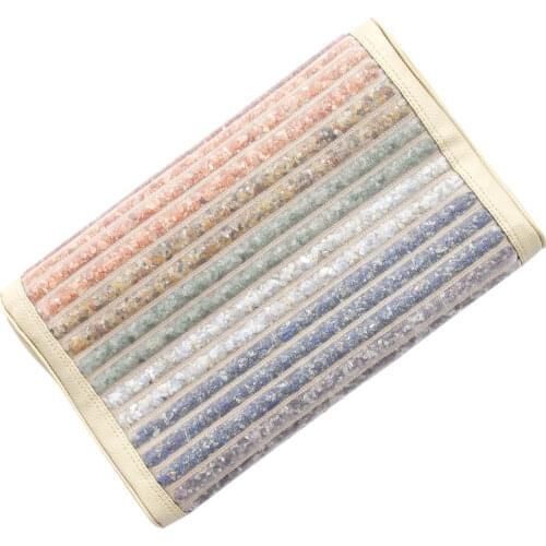 Far Infrared Amethyst Pillow Memory Foam Relaxing Head Therapy FIR Negative Ion Pain Relief Chakra Crystal Gemstone Pillow