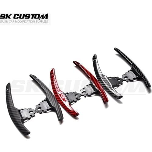 Carbon fiber paddle switches for BMW F36 F21 F22 F32 F30 F02 F80 F11 F06 F20 F23 F10 F12 F26 F15 M3 M4 M5 M6 steering wheel