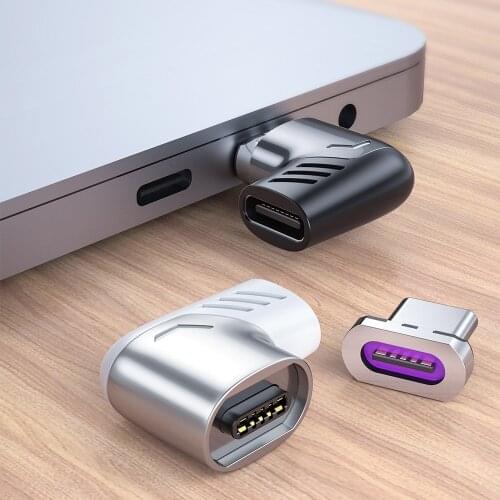 20V5A 100W Magnetic Connector Type-C Adapter for MacBook Pro Air PD Quick Charge USB C Converter For Samsung Xiaomi HUAWEI