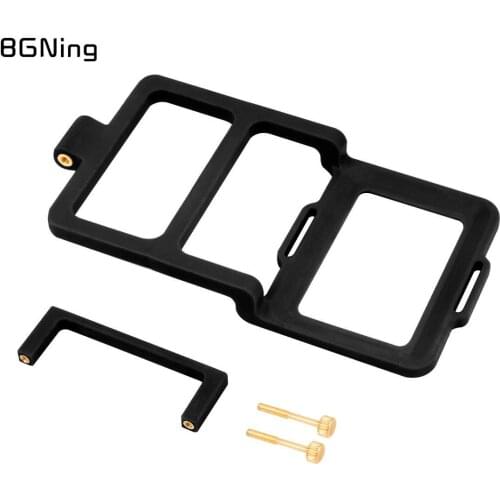 BGNing Plastic Handheld Gimbal Adapter for OSMO Action Cameras Switch Mount Vertical Plate Counterweights for Gopro Hero 9 Black
