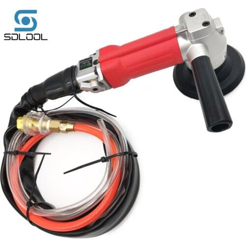 Pneumatic Air Wet Polisher with Rear Exhaust for Marble Granite Stone Concrete Sanding Machine
