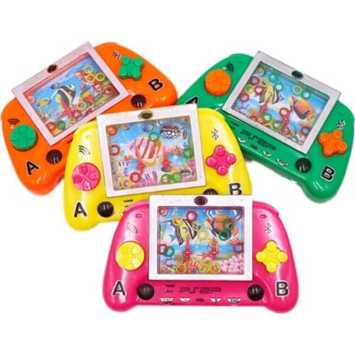 Cultivate Kid Thinking Ability Toys Water Ring Toss Child Handheld Game Machine Parent-Child Interactive Game Toys Random Color
