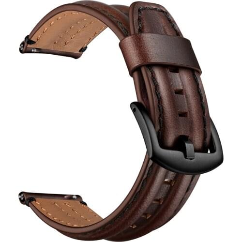 For Samsung Galaxy watch 3 45mm Genuine Leather Band Strap For Samsung Watch3 LTE Smartwatch Replaceable Watchbands Bracelet