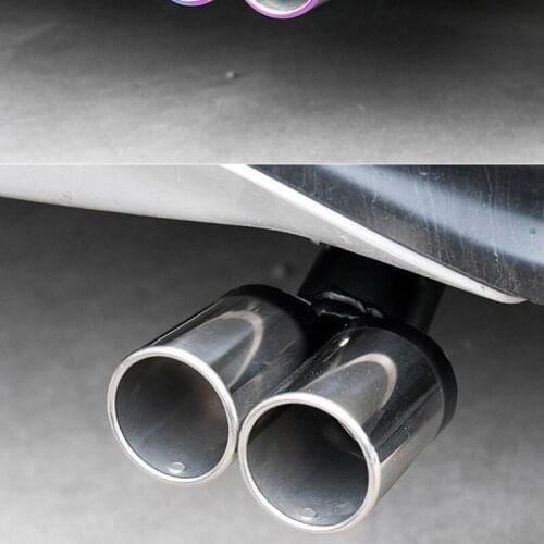 Car universal stainless steel exhaust pipe muffler for Cadillac XTS SRX ATS CTS/Renault Koleos Fluenec Latitude