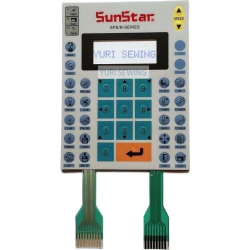 Industrial sewing machine parts sunstar SPS-A1306-1507-1310 operation unit control panel board membrane switch paper