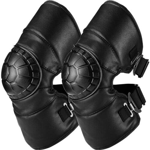 Motorcycle Protective Kneepad Motorbike Knee Pads Motocross Knee Protector Brace Guard PU Leather Universal Keep Warm Thicken