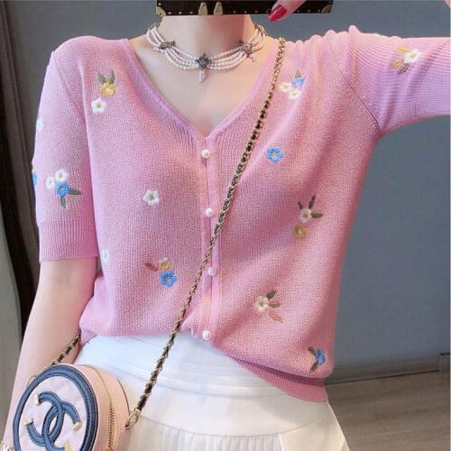 Womens Blouse 100% Pure Cotton T Shirt Women 2021 Summer Womens New Loose Top Knitted Short Sleeves T Shirt Fashion Clothing