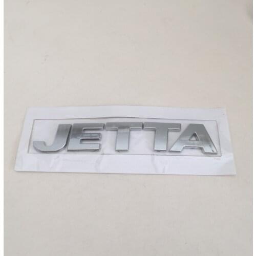 1pcs ABS JETTA car Letter Rear trunk Decals Emblem badge sticker Decal Car styling