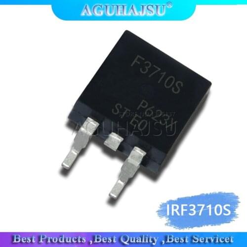 10pcs IRF3710S TO-263 F3710S 3710S TO263 IRF3710 MOSFET N-CH 100V 57A D2PAK IRF3710STRLPBF