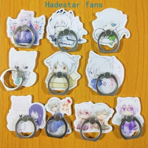 10 Pcs/lot Anime Kamisama Hajimemashita Finger Ring Mobile Phone Stand Holder Acrylic Ring Stent Toy gift