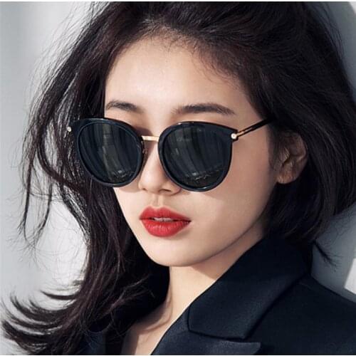 2021 vintage Round glasses Retro Cat Eye Sunglasses Men Women Fashion Shades UV400 Vintage Glasses women oval sunglasses