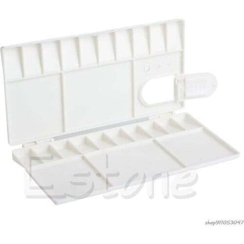 25 Grids Palette Grand Peinture Art Plateau Artiste Huile Aquarelle Palette plastique M20 21 Wholesales