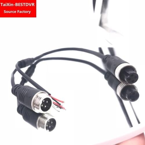 Aviation connector cable transition line Bahrain camera NTSC/PAL system MDVR surveillance video adapter cable