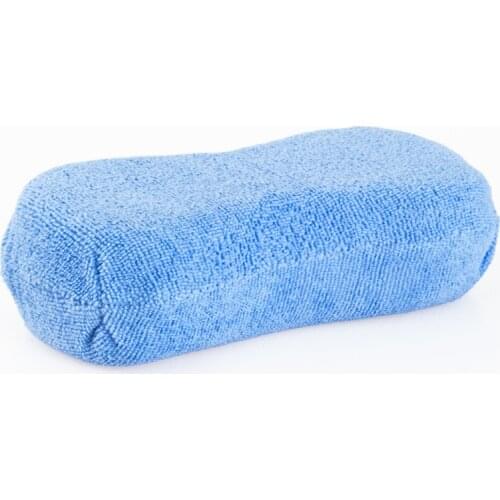 Car Wash Cleaning Sponge Block Soft Microfiber Car Wax Applicator Pad Polishing Sponge Terry Cloth Box Polished Cleaning Block