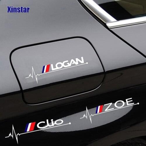 Car Tank Sticker For Renault Dacia Clio ZOE duster Megane TWINGO Logan KADJAR Scenic Sandero