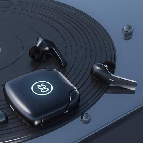 Wireless Noise Reduction Bluetooth Headphone Sports Waterproof Headset Stereo Wireless Microphone Earpiece Long Standby Earphone