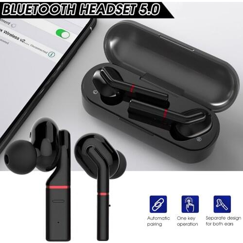 Bluetooth In-ear Earbuds Portable Wireless Headset Universal Waterproof Sports Touch Control Mini Headphone for Smart Phone