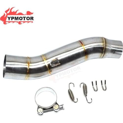 CBR 300 Motorcycle Slip On Middle Link Exhaust Pipe Mid Link Connection Tube Pipes Stainless Steel For HONDA CBR300 Models