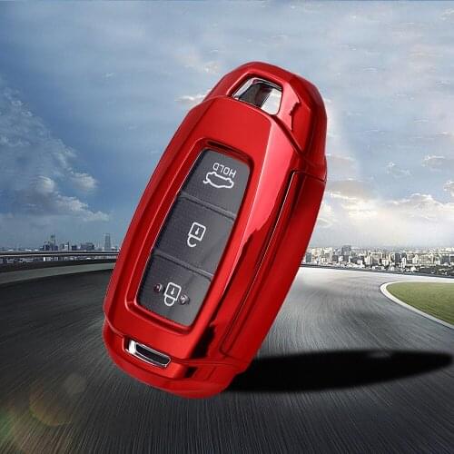 TPU for Hyundai Kona Key Holder for Hyundai I30 Ix25 Elantra 2017 Solaris Veloster Encino Accent Car Key Case Cover Accessories