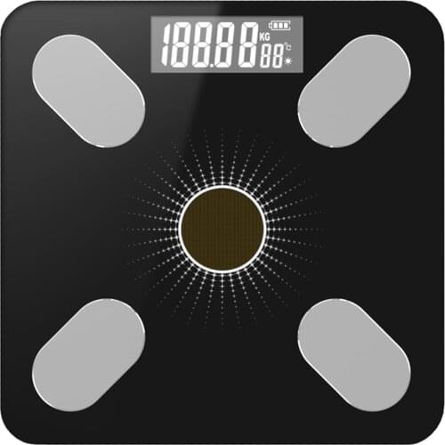 Intelligent Body Fat Scale BT Electronic Digital Weight Scale Body Composition Analyzer Monitor with Smartphone App