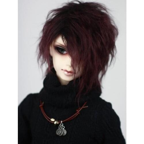 M0301 children handmade toy 1/6 1/3 1/4 uncle Doll wig BJD/SD doll props Accessories Sauce purple hair 1pcs