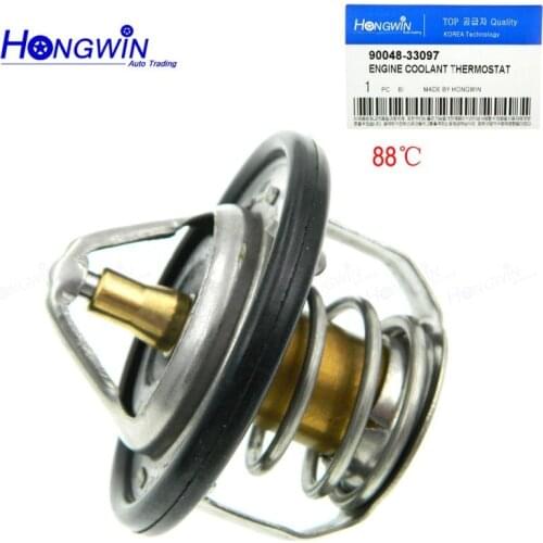 Genuine No.90048-33097 Coolant Engine Thermostat For TToyota AGYA/ WIGO 9004833097 90048 33097