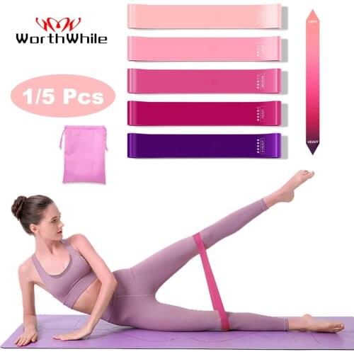 WorthWhile Elastic Resistance Bands Yoga Training Gym Fitness Gum Pull Up Assist Rubber Band Crossfit Exercise Workout Equipment