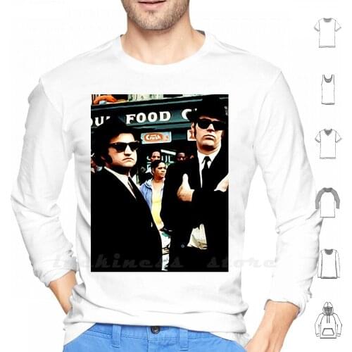 The Blues Brothers Hoodies Long Sleeve The Blues Brothers John Besushi Dan Aykroyd Saturday Night