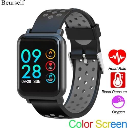 Beurself Smart Watch Waterproof Smartwatch SN60 Women Blood Pressure Heart Rate Bracelet Me Fitness Tracker Activity Sport Band