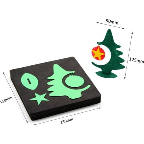 Scrapbooking Cutting Die Leather Tools Diy Christmas Tree Knife Molds Making Decor Supplies Dies Templat Suitable For Big Shot