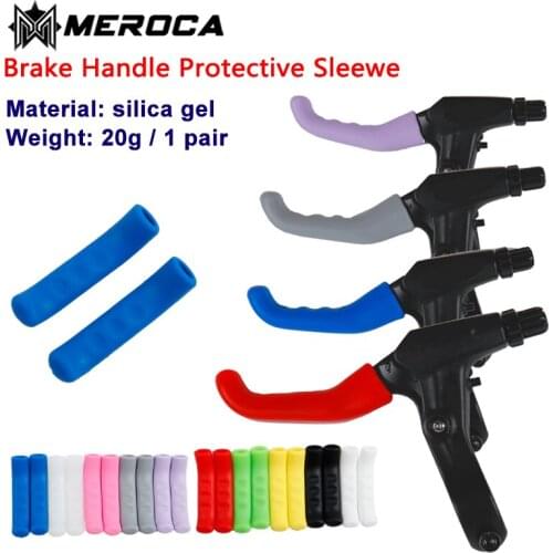 MEROCA bicycle mountain bike dead fly folding road bike brake lever protective cover silicone cover brake lever protective cover