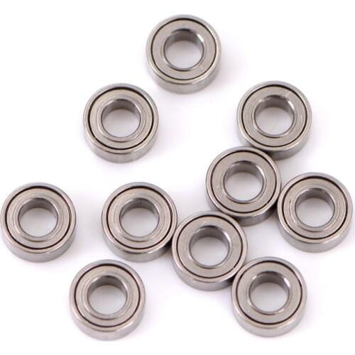 10pcs/lot 3*6*2.5mm MR63ZZ Mini Steel Roller Bearings High speed Seat Miniature Model Bearing Steel Shafts