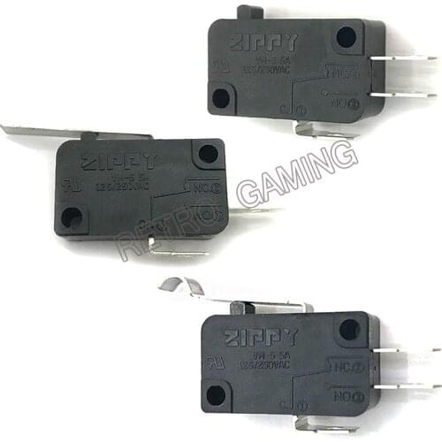 100pcs Original ZIPPY Micro Switches three terminals microswitch 3pin micro switche for Arcade Joystick / Button accessories
