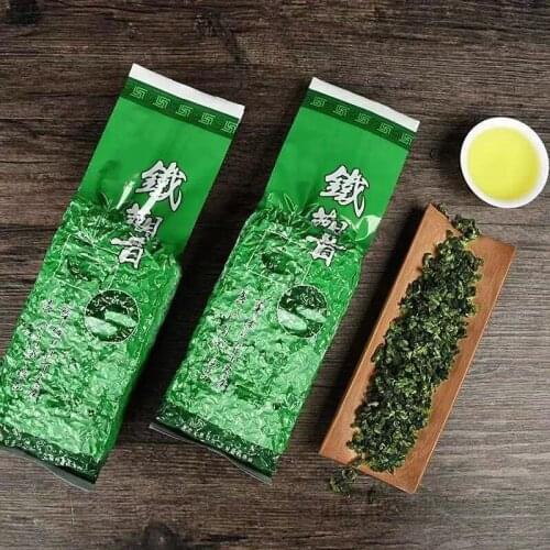 2021 Chinese Tiekuanyin Tea Fresh Organic Oolong Tea For Weight loss Health Care Beauty Green Food 250g