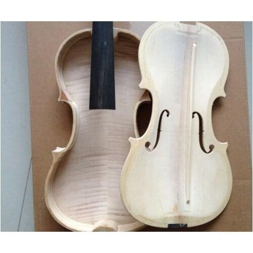 4/4 Violin nice copy "Laurentius Guadagnini"1746 Unvarnished top & back unglue