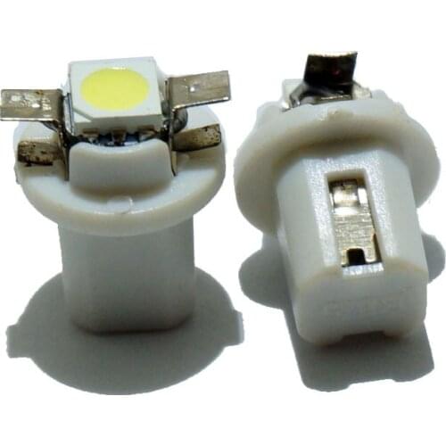 6pcs B8.5 5050 1 Smd T5 Lamp Car Dashboard Warning Indicator Light Bulb 12v Instrument kit For B MW E32 E34 E36