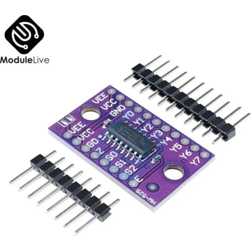 74HC4051 8-Channel-Mux 8-CH Board Analog Multiplexer Demultiplexer Module for Raspberry Pi Diy Kit Electronic PCB Board Module