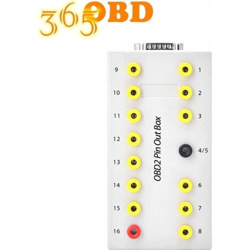OBD2 Pin Out Box with factory price Car Diagnostic Cable Breakout Tester Auto Connector Change the Pin Settings Free shipping
