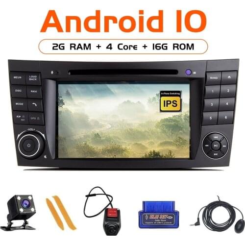 ZLTOOPAI Car Media Player For Mercedes Benz E-Class W211 E300 CLK W209 CLS W219 Multimedia Player GPS Navigation DVD Auto Radio