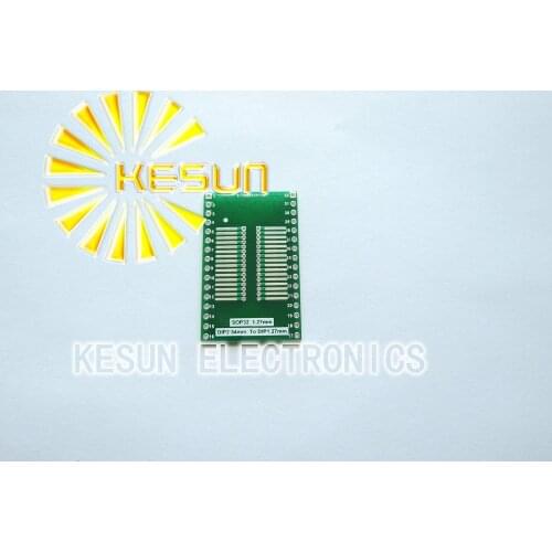 FREE SHIPPING 100PCS SOP32 turn DIP32 32pin DIP 1.27mm turn DIP 2.54mm IC adapter Socket / Adapter plate PCB