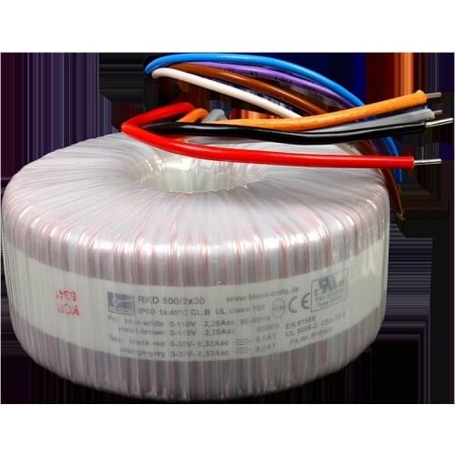 BLOCK 500W Power Amplifier DAC PreAMP Transformer 500W double 24V 30V 35V Original authentic 500VA Toroidal transformer