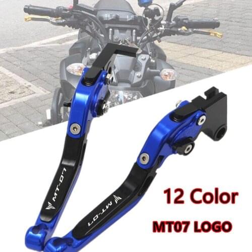 Fast Shipping For YAMAHA MT-07 MT 07 MT07 2014-2018 Motorcycle Accessories Adjustable Folding Extendable Brake Clutch Levers