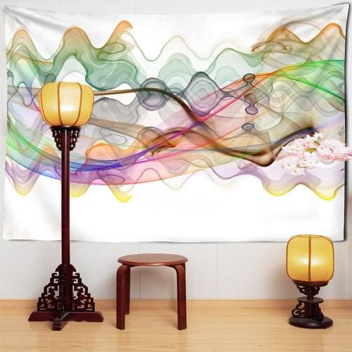 Colorful Psychedelic Tapestry 2020Modern Art Style Decor Witchcraft Boho Home Decor Tapestry Wall Hanging Yoga Mat Shawl Cloth