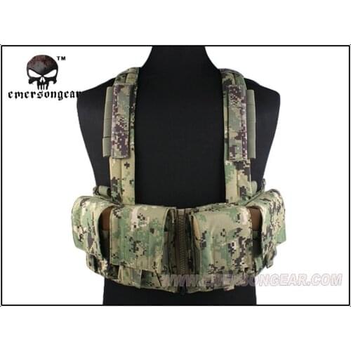 EMERSON LBT1961K Style7.62 Tactical Chest Rig Military Combat Vest AOR2 EM2978B