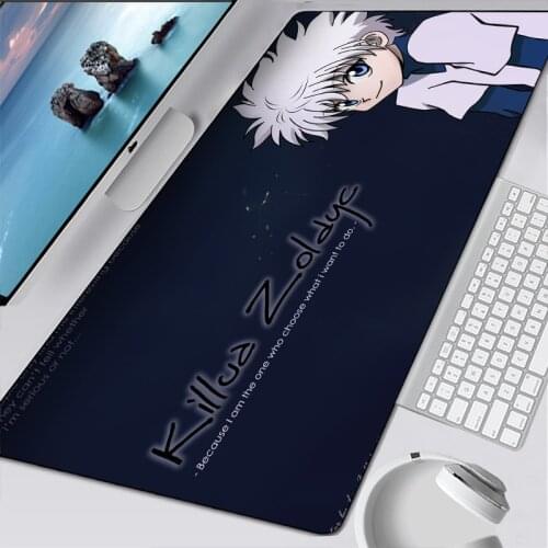Anime Hunter X Hunter KILLUA FIGURE mouse pad Mat Carpet Gaming Mousepad Popular mouse pad Keyboard Games Pc Game Desk mat gift